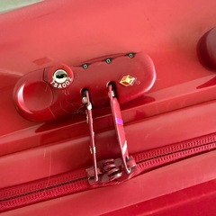 スーツケース Lサイズ 中古 赤の画像