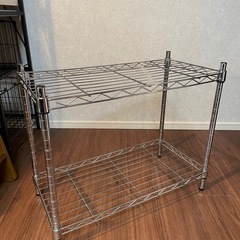 スチールラック　テレビ台の画像