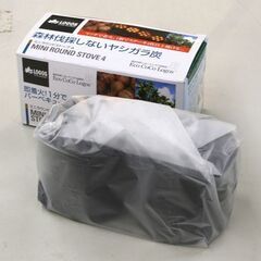 未使用保管品 LOGOS MINI ROUND STOVE4 森林伐採しないヤシガラ炭 直径7.5×高さ3.5cm 4個入 札幌市 清田区 平岡の画像