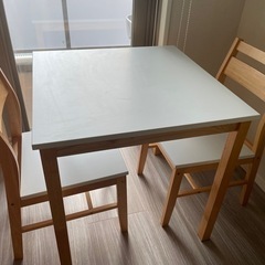 NITORI/ニトリダイニング3点セット  ナチュラルカラー の画像