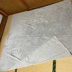 ニトリ　コタツ中掛け毛布　CV2202 グレーの画像