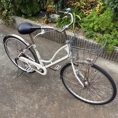 自転車 ママチャリ 27インチ タイヤ新品交換済
の画像