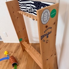 木製ろロッドスタンドの画像