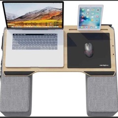 作業楽々❤️パソコンデスク❤️ラップトップテーブル　ゲーミング台　作業机　パソコン台の画像