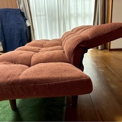 ローソファ　テラコッタオレンジ
の画像