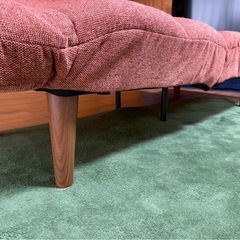 ローソファ　テラコッタオレンジ
の画像