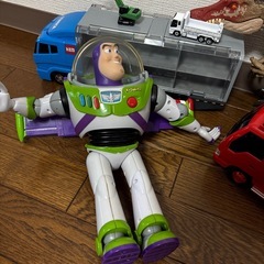 【交渉中】男の子おもちゃ　恐竜　トミカ　消防車　バズライトイヤーの画像