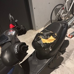 【ジャンク】スズキ Let’s（レッツ）原付／廃車済みで引き渡し／走行可・スタンド故障の画像