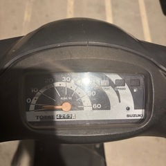 【ジャンク】スズキ Let’s（レッツ）原付／廃車済みで引き渡し／走行可・スタンド故障の画像