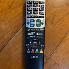 SHARP AQUOS テレビリモコン GA826WJSA ブラックの画像