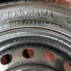 タイヤ　ホイール　セット　155/65 R13の画像