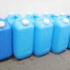 灯油缶18L　まとめて5個セット　ポリタンク　青　携行容器　燃料...
