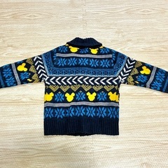 ディズニー ミッキーマウス カーディガン ニット セーター 100の画像