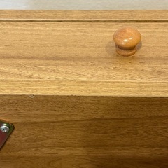 ニトリ　引き出し付きサイドテーブルの画像