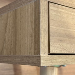 ニトリ　引き出し付きサイドテーブルの画像