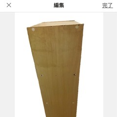 木製 3段 カラーボックス 収納棚 ナチュラルの画像