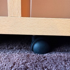 【商談中】0円※12/2まで★キャスター付き2×3棚（ナチュラル）の画像