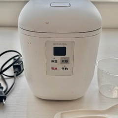 炊飯器　1.5合　【KOIZUMI】ライスクッカーミニ KSC-1512　2018年製の画像