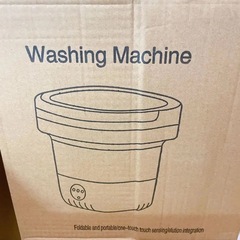 ＊お取引中＊小型洗濯機 ミニ洗濯機 12L バケツ式 折り畳み式 脱水機能 小物などにの画像