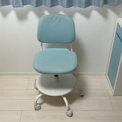 学習机 IKEA MICKE イス&上部ユニット付きの画像