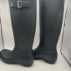 HUNTER ブラック長靴の画像