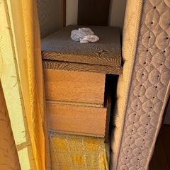 分解して保管していました　シングルベッドの画像