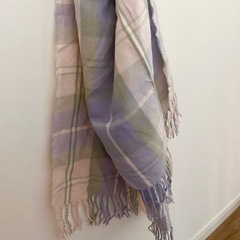 チェック ストール マフラーの画像