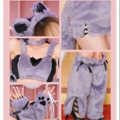 オオカミ コスプレ コスチュームの画像