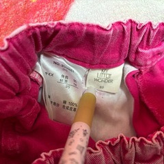 ケミカル ピンク パンツ  95 デニム マイリトルワンダーの画像