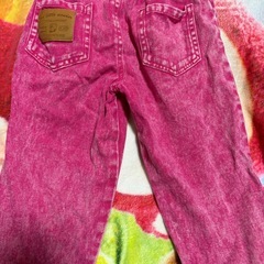 ケミカル ピンク パンツ  95 デニム マイリトルワンダーの画像