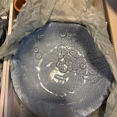 茶器？湯呑み、受け皿、大きめ皿セットの画像