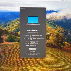 MacBook Air 13” Retina 2020 i3 8GB 256GBの画像