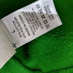 ステューシー　STUSSY　トレーナー　パーカー　緑　グリーン　サイズ165-175位の画像