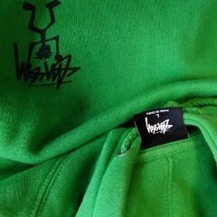 ステューシー　STUSSY　トレーナー　パーカー　緑　グリーン　サイズ165-175位の画像