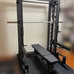 MBC POWER ハーフラック スミスマシン付 スタンダード210CM ONI 鬼 パワーラックの画像