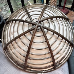 椅子　チェアー　スチール　ソファ　ラタンソファパパさんチェアー　　の画像