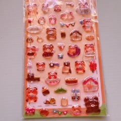 ボンボンドロップシール　クマ🧸テディベア
の画像