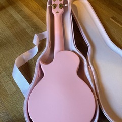 Enya Nova U ピンク コンサートウクレレ 本体 専用ケース付きの画像