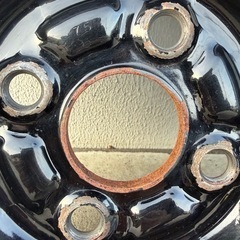 155/65R14 スタッドレス　カスタム鉄チンホイール　の画像