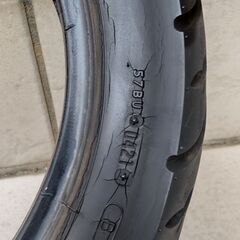 中古タイヤ★90/90-12★ダンロップ D307★2021年製★リード110/リード125/スペイシー100 の画像