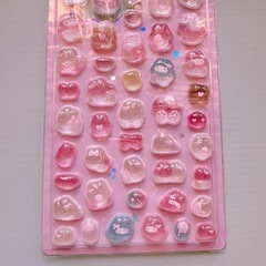 ボンボンドロップシール　ウサギ🐰うさぎ　パステルの画像