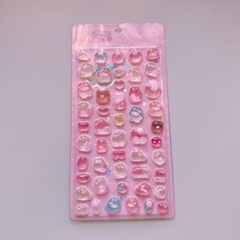 ボンボンドロップシール　ウサギ🐰うさぎ　パステルの画像