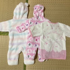 新品含 ベビー服 3点セット ロンパース＆スリーパー 長袖 赤ちゃん 洋服の画像