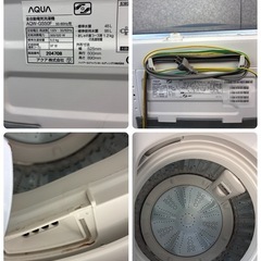 【引取大歓迎】AQUA GLASS TOP洗濯機5kg2018年製の画像