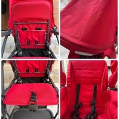 二人乗りベビーカー joovy caboose ジュービー カブース ウルトラライト グラファイトの画像