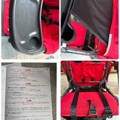 二人乗りベビーカー joovy caboose ジュービー カブース ウルトラライト グラファイトの画像