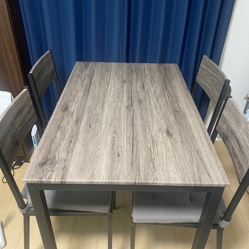 取りに来ていただける方】テーブルセット (ずっちゃん) 松戸のテーブル