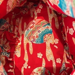 着物デザインバッグ⑨作家作一点もの 特価の画像