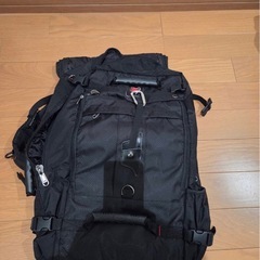 ブラック大容量リュック・バックパックの画像