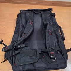 ブラック大容量リュック・バックパックの画像